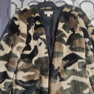 Band of Gypsies Camouflage Teddy Jacket